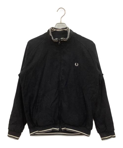 FRED PERRY（フレッドペリー）FRED PERRY (フレッドペリー) スタンドカラージャケット ブラック サイズ:Lの古着・服飾アイテム
