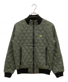 FRED PERRY（フレッドペリー）の古着「キルティングジャケット」｜カーキ