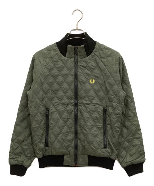 FRED PERRY（フレッドペリー）FRED PERRY (フレッドペリー) キルティングジャケット カーキ サイズ:Mの古着・服飾アイテム