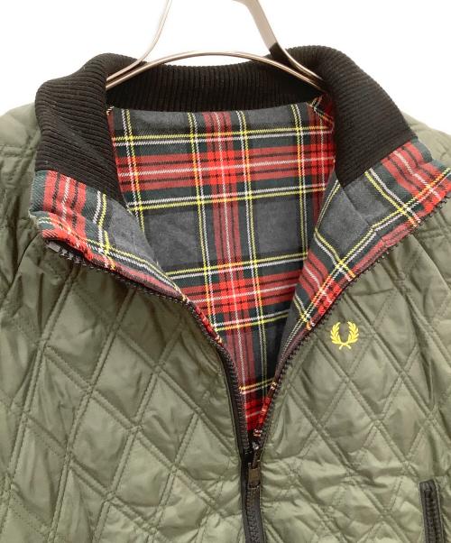 FRED PERRY（フレッドペリー）FRED PERRY (フレッドペリー) キルティングジャケット カーキ サイズ:Mの古着・服飾アイテム