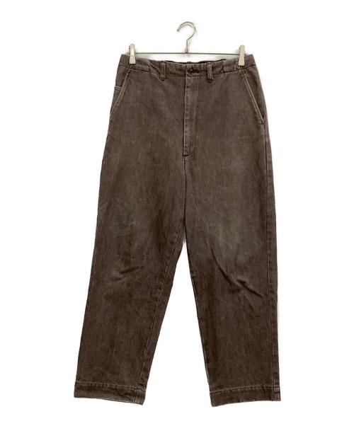 e.sen（イーセン）e.sen (イーセン) デニムパンツ ブラウン サイズ:表記無しの古着・服飾アイテム