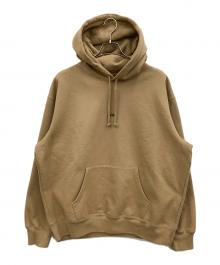 SUPREME（シュプリーム）の古着「Micro Logo Hooded Sweatshirt」｜ライトタン