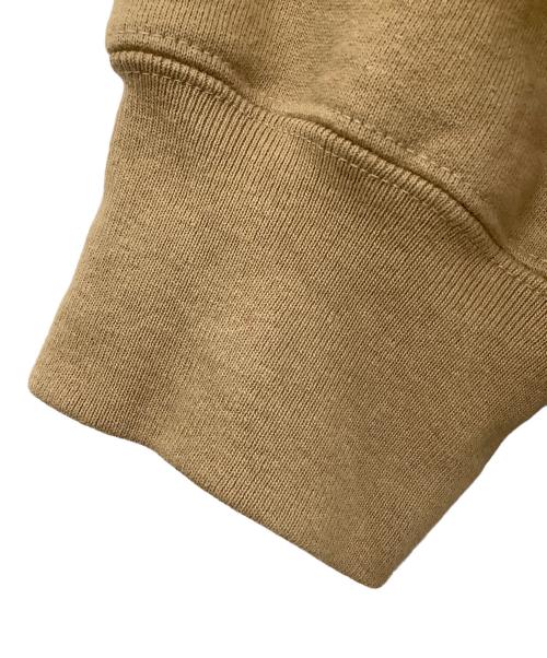 SUPREME（シュプリーム）SUPREME (シュプリーム) Micro Logo Hooded Sweatshirt ライトタン サイズ:Lの古着・服飾アイテム