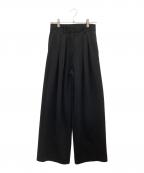 TODAYFULトゥデイフル）の古着「ワイドパンツ」｜ブラック