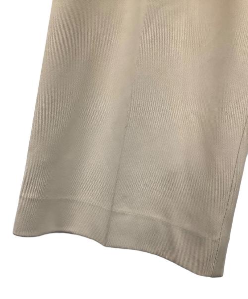 TODAYFUL（トゥデイフル）TODAYFUL (トゥデイフル) タックパンツ ベージュ サイズ:38の古着・服飾アイテム