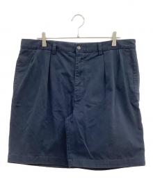 POLO RALPH LAUREN（ポロ・ラルフローレン）の古着「2タック チノショートパンツ」｜ネイビー