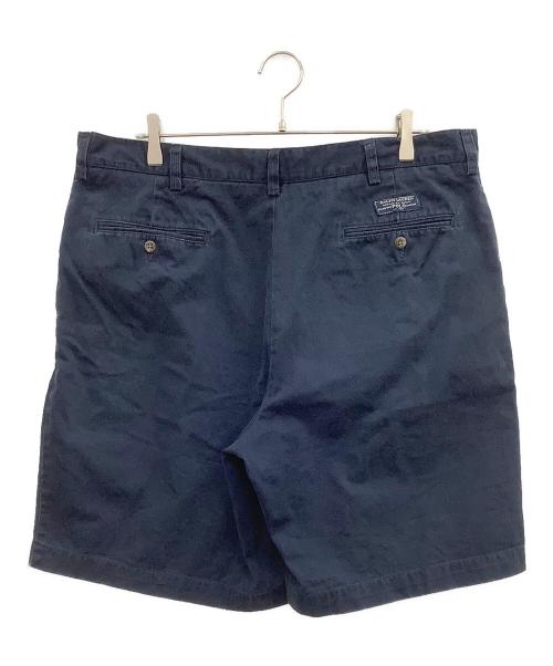 POLO RALPH LAUREN（ポロ・ラルフローレン）POLO RALPH LAUREN (ポロ・ラルフローレン) 2タック チノショートパンツ ネイビー サイズ:W38の古着・服飾アイテム