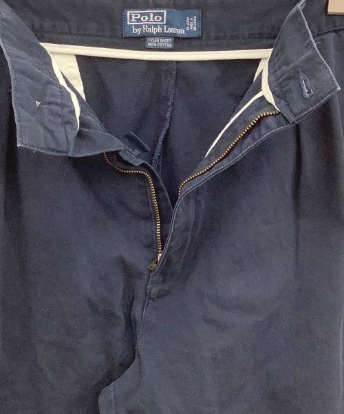 POLO RALPH LAUREN（ポロ・ラルフローレン）POLO RALPH LAUREN (ポロ・ラルフローレン) 2タック チノショートパンツ ネイビー サイズ:W38の古着・服飾アイテム
