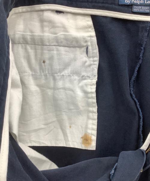 POLO RALPH LAUREN（ポロ・ラルフローレン）POLO RALPH LAUREN (ポロ・ラルフローレン) 2タック チノショートパンツ ネイビー サイズ:W38の古着・服飾アイテム