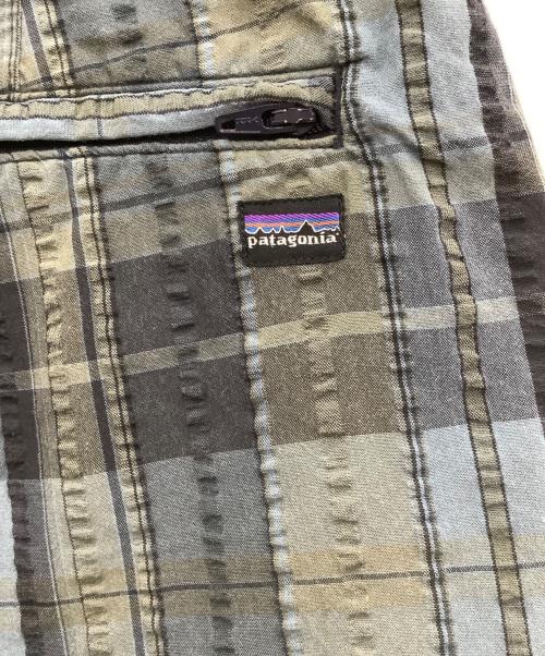 Patagonia（パタゴニア）Patagonia (パタゴニア) スリフトショーツ ブルー×グリーン サイズ:34の古着・服飾アイテム