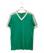 adidasアディダス）の古着「半袖カットソー」｜グリーン