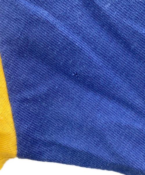 adidas（アディダス）adidas (アディダス) 半袖カットソー イエロー×ブルー サイズ:Lの古着・服飾アイテム