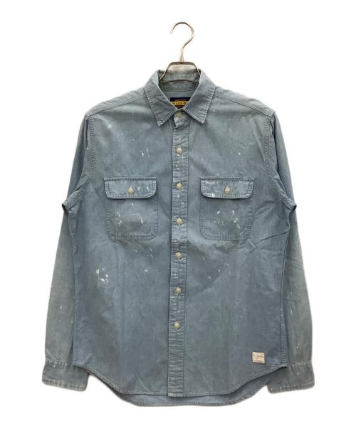 RALPH LAUREN RUGBY（ラルフローレンラグビー）RALPH LAUREN RUGBY (ラルフローレンラグビー) 長袖シャツ インディゴ サイズ:Mの古着・服飾アイテム