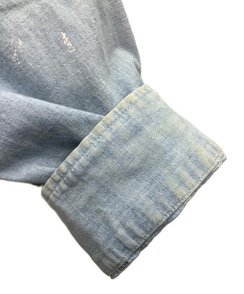 RALPH LAUREN RUGBY（ラルフローレンラグビー）RALPH LAUREN RUGBY (ラルフローレンラグビー) 長袖シャツ インディゴ サイズ:Mの古着・服飾アイテム