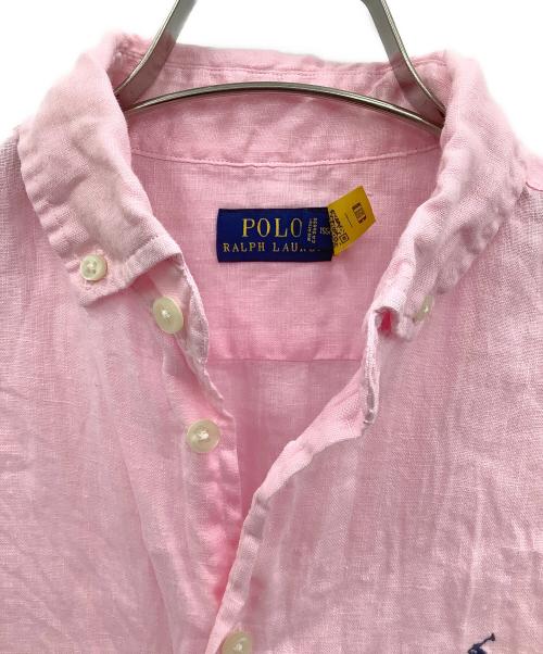 POLO RALPH LAUREN（ポロ・ラルフローレン）POLO RALPH LAUREN (ポロ・ラルフローレン) 半袖シャツ ピンク サイズ:XSの古着・服飾アイテム