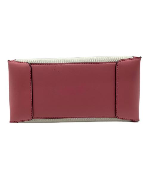 MICHAEL KORS（マイケル・コース）MICHAEL KORS (マイケル・コース) 2WAYバッグ ベージュ×ピンクの古着・服飾アイテム