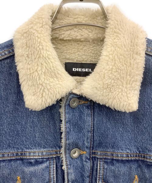 DIESEL（ディーゼル）DIESEL (ディーゼル) ボアジャケット ブルー サイズ:XSの古着・服飾アイテム