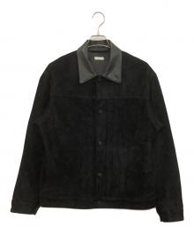 LIDnM（リドム）の古着「Goat Suede Type 1st JKT」｜ブラック