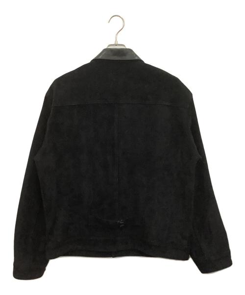 LIDnM（リドム）LIDnM (リドム) Goat Suede Type 1st JKT ブラック サイズ:Lの古着・服飾アイテム