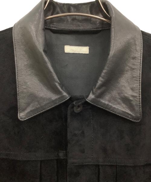 LIDnM（リドム）LIDnM (リドム) Goat Suede Type 1st JKT ブラック サイズ:Lの古着・服飾アイテム