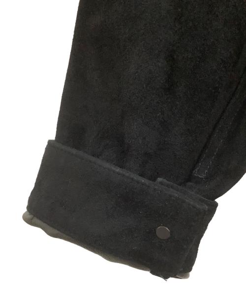 LIDnM（リドム）LIDnM (リドム) Goat Suede Type 1st JKT ブラック サイズ:Lの古着・服飾アイテム