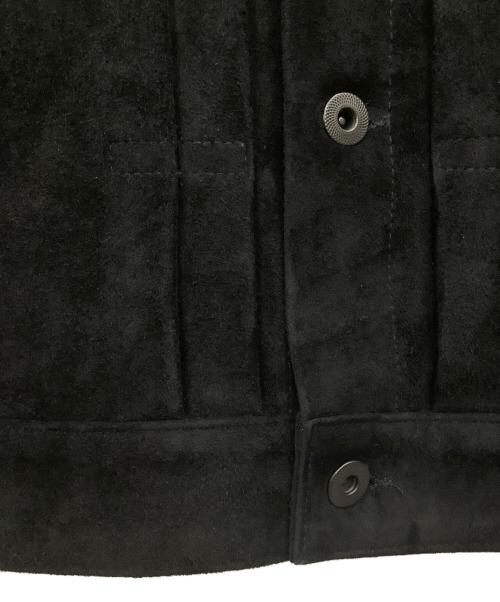 LIDnM（リドム）LIDnM (リドム) Goat Suede Type 1st JKT ブラック サイズ:Lの古着・服飾アイテム