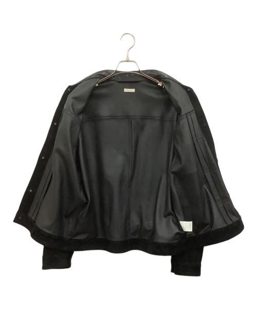 LIDnM（リドム）LIDnM (リドム) Goat Suede Type 1st JKT ブラック サイズ:Lの古着・服飾アイテム