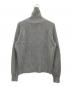 maison kitsune (メゾンキツネ) ボールドフォックスヘッド ハーフジップニット グレー サイズ:XS：14000円