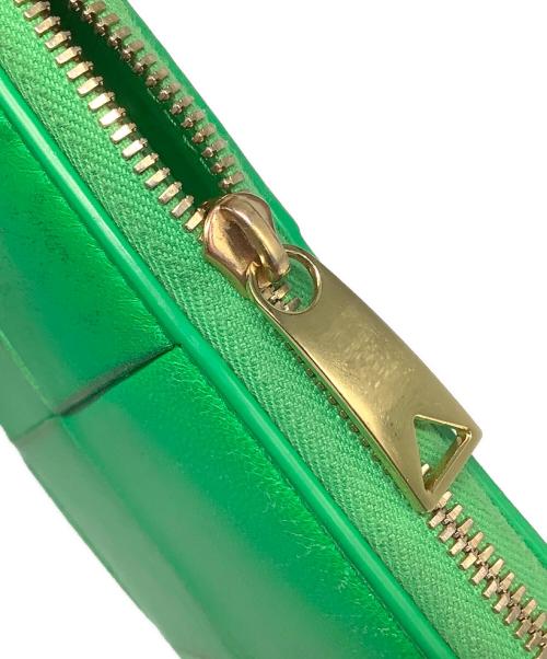 BOTTEGA VENETA（ボッテガベネタ）BOTTEGA VENETA (ボッテガベネタ) カセットラウンドファスナーウォレット グリーン サイズ:−の古着・服飾アイテム