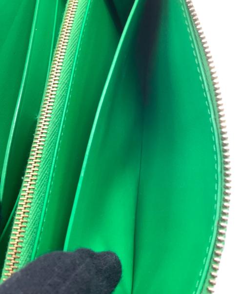 BOTTEGA VENETA（ボッテガベネタ）BOTTEGA VENETA (ボッテガベネタ) カセットラウンドファスナーウォレット グリーン サイズ:−の古着・服飾アイテム