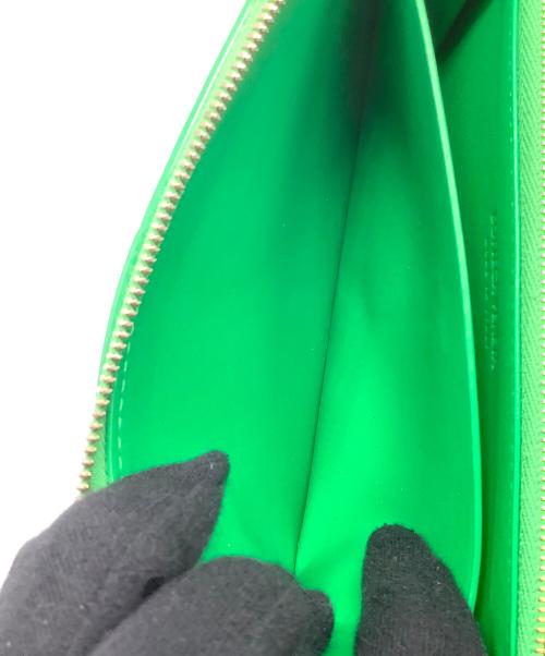 BOTTEGA VENETA（ボッテガベネタ）BOTTEGA VENETA (ボッテガベネタ) カセットラウンドファスナーウォレット グリーン サイズ:−の古着・服飾アイテム