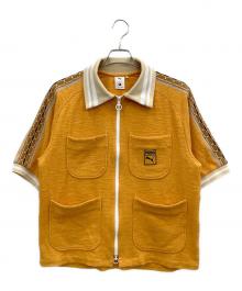 PUMA×SASQUATCHfabrix.（プーマ×サスクワッチファブリックス）の古着「トラックジャケット」｜オレンジ