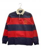 POLO RALPH LAURENポロ・ラルフローレン）の古着「ポロシャツ」｜ネイビー×レッド
