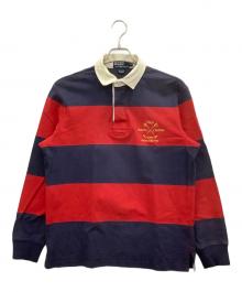 POLO RALPH LAUREN（ポロ・ラルフローレン）の古着「ポロシャツ」｜ネイビー×レッド