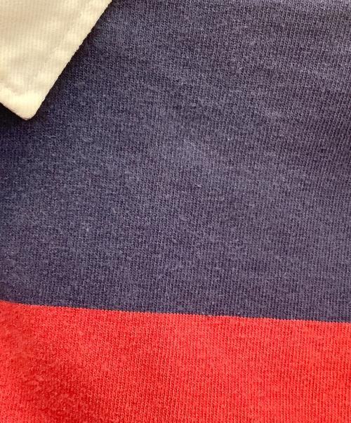POLO RALPH LAUREN（ポロ・ラルフローレン）POLO RALPH LAUREN (ポロ・ラルフローレン) ポロシャツ ネイビー×レッド サイズ:Mの古着・服飾アイテム