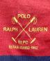 中古・古着 POLO RALPH LAUREN (ポロ・ラルフローレン) ポロシャツ ネイビー×レッド サイズ:M：8000円