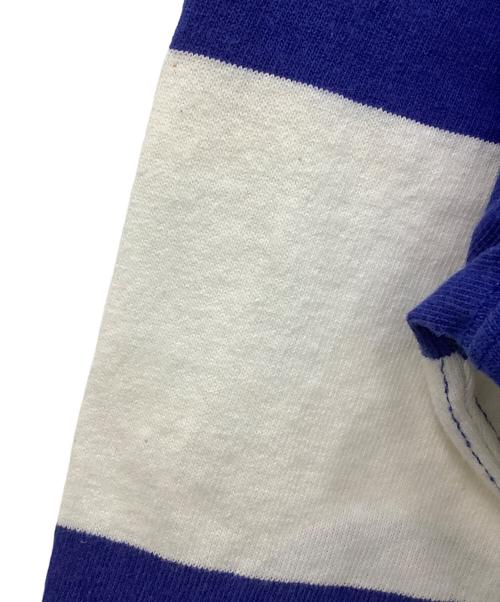 POLO RALPH LAUREN（ポロ・ラルフローレン）POLO RALPH LAUREN (ポロ・ラルフローレン) ポロシャツ ブルー×ホワイト サイズ:Mの古着・服飾アイテム
