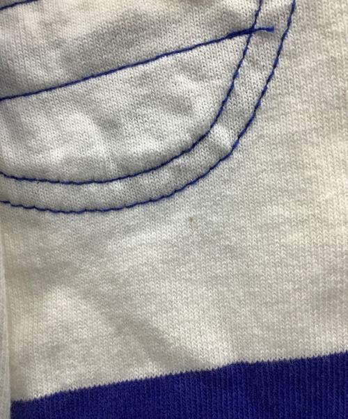 POLO RALPH LAUREN（ポロ・ラルフローレン）POLO RALPH LAUREN (ポロ・ラルフローレン) ポロシャツ ブルー×ホワイト サイズ:Mの古着・服飾アイテム