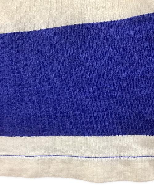 POLO RALPH LAUREN（ポロ・ラルフローレン）POLO RALPH LAUREN (ポロ・ラルフローレン) ポロシャツ ブルー×ホワイト サイズ:Mの古着・服飾アイテム