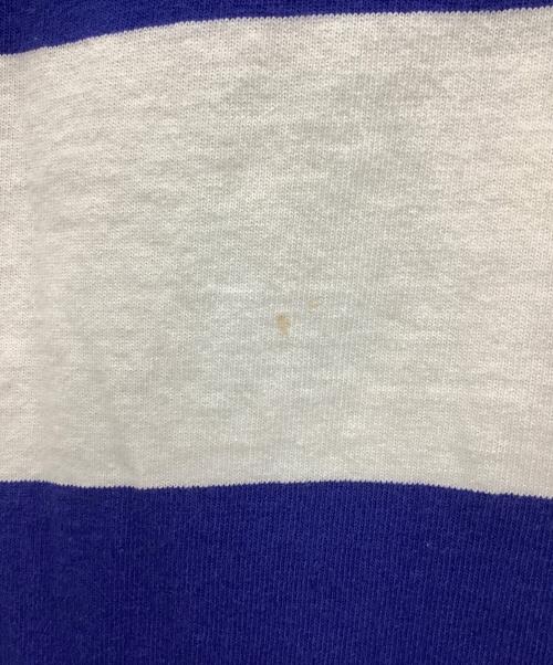 POLO RALPH LAUREN（ポロ・ラルフローレン）POLO RALPH LAUREN (ポロ・ラルフローレン) ポロシャツ ブルー×ホワイト サイズ:Mの古着・服飾アイテム