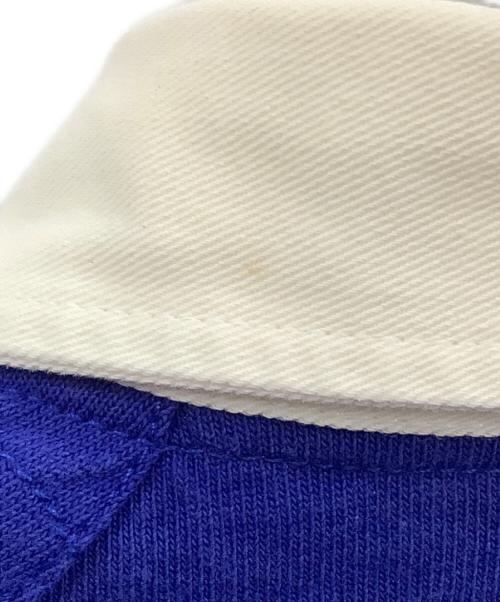 POLO RALPH LAUREN（ポロ・ラルフローレン）POLO RALPH LAUREN (ポロ・ラルフローレン) ポロシャツ ブルー×ホワイト サイズ:Mの古着・服飾アイテム