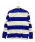 POLO RALPH LAUREN (ポロ・ラルフローレン) ポロシャツ ブルー×ホワイト サイズ:M：7000円