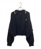 FRED PERRY×RAY BEAMSフレッドペリー×レイ ビームス）の古着「別注カラーカーディガン」｜ネイビー