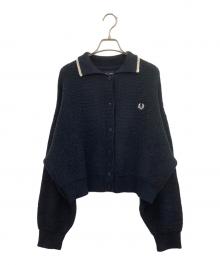 FRED PERRY×RAY BEAMS（フレッドペリー×レイ ビームス）の古着「別注カラーカーディガン」｜ネイビー