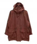 Burberry'sバーバリー）の古着「フーデッドジャケット」｜レッド