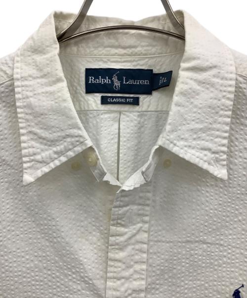POLO RALPH LAUREN（ポロ・ラルフローレン）POLO RALPH LAUREN (ポロ・ラルフローレン) 半袖シャツ ホワイト サイズ:Lの古着・服飾アイテム