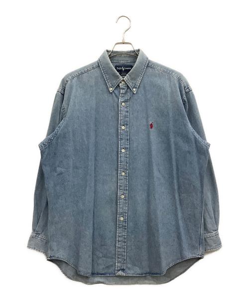 POLO RALPH LAUREN（ポロ・ラルフローレン）POLO RALPH LAUREN (ポロ・ラルフローレン) 長袖シャツ インディゴ サイズ:LLの古着・服飾アイテム