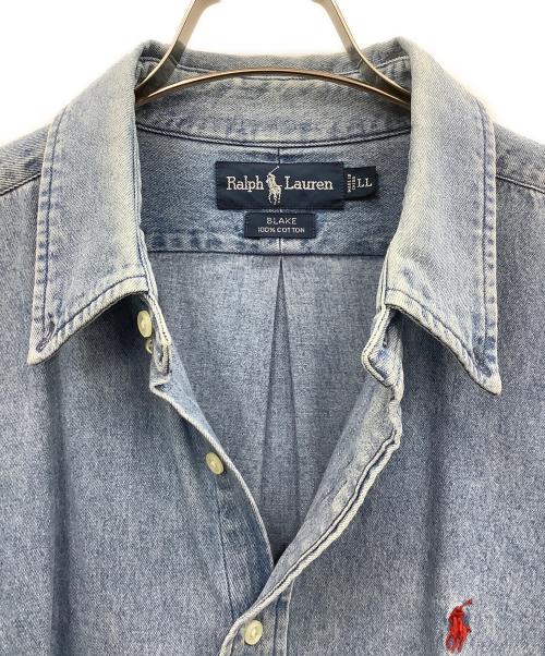 POLO RALPH LAUREN（ポロ・ラルフローレン）POLO RALPH LAUREN (ポロ・ラルフローレン) 長袖シャツ インディゴ サイズ:LLの古着・服飾アイテム
