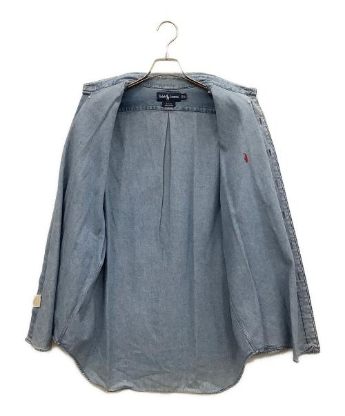 POLO RALPH LAUREN（ポロ・ラルフローレン）POLO RALPH LAUREN (ポロ・ラルフローレン) 長袖シャツ インディゴ サイズ:LLの古着・服飾アイテム