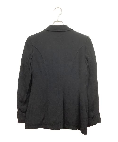 EMPORIO ARMANI（エンポリオ アルマーニ）EMPORIO ARMANI (エンポリオ アルマーニ) テーラードジャケット ブラック サイズ:38の古着・服飾アイテム